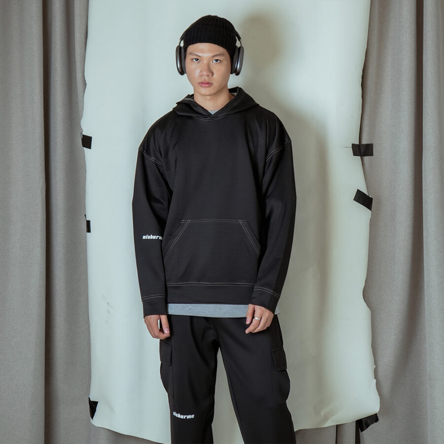 Sisburma Air Layer Top Stitch Cargo Pants