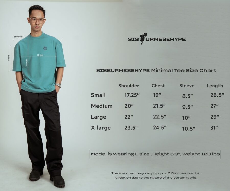 Sisburmesehype Minimal Logo Tee - Image 12