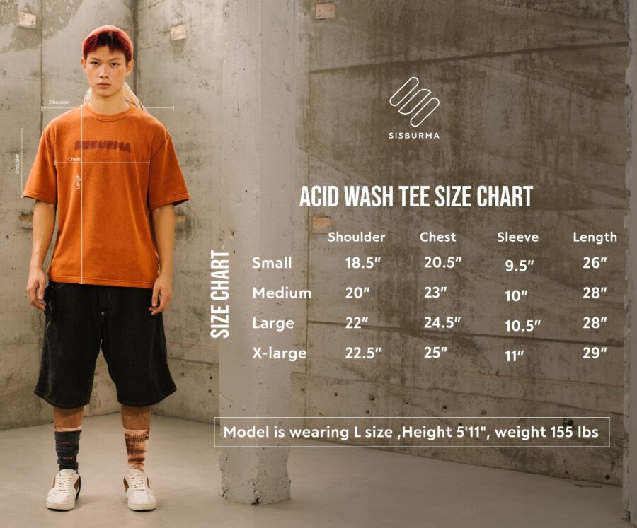 Sisburma Acid Wash Tee - Image 15