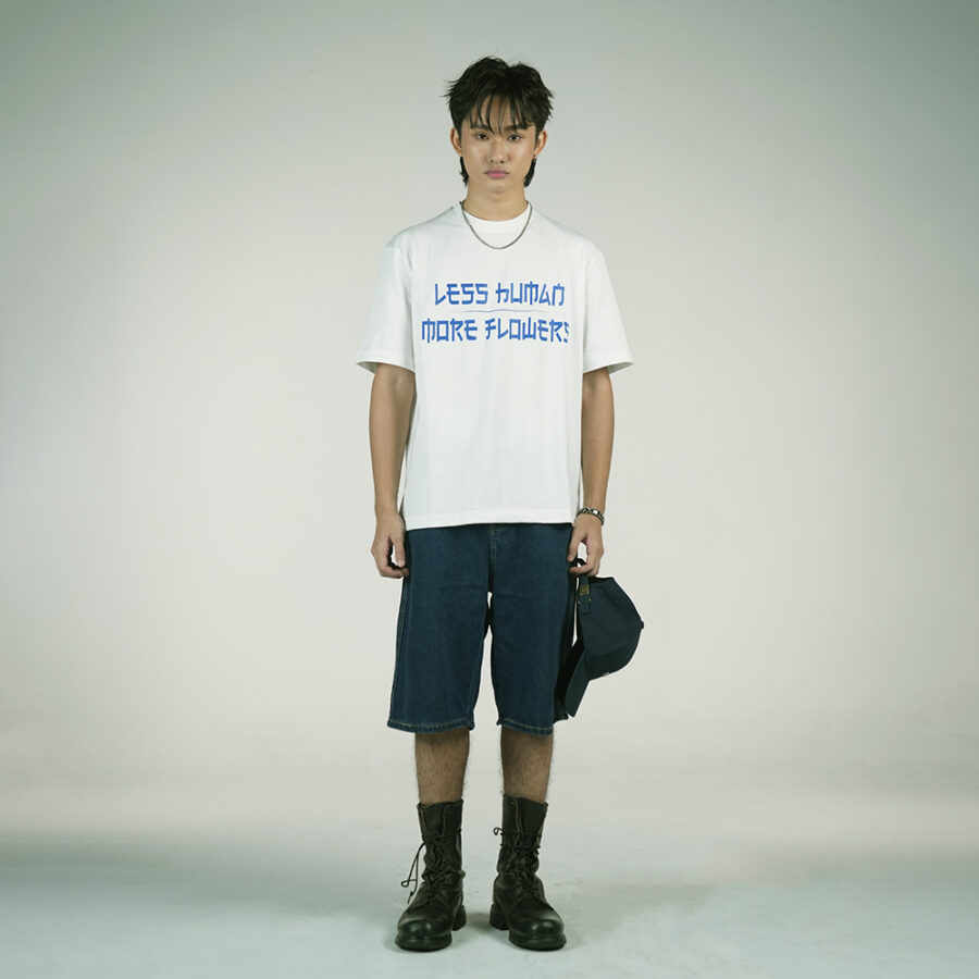 Less Human More Flowers Tee